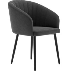 Стул с подлокотниками Табурет Верона бренди 26/каркас черный