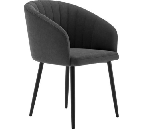 Стул с подлокотниками Табурет Верона бренди 26/каркас черный