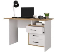 Стол Горизонт Лайт 1200 белый/крафт золотой