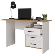 Стол Горизонт Лайт 1200 белый/крафт золотой