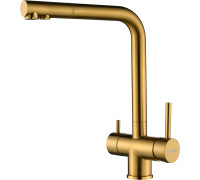 Смеситель ZorG Argos Premium PVD gold