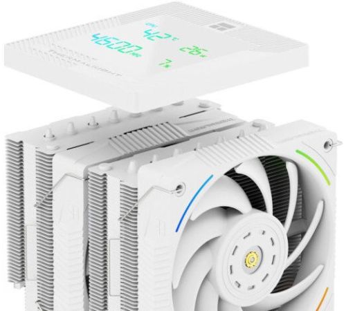 Кулер для процессора Thermalright Phantom Spirit 120 Digital SNOW белый