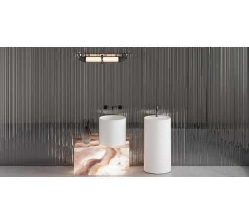 Умывальник Salini Armonia Round 02 130412G S-Sense, глянцевый