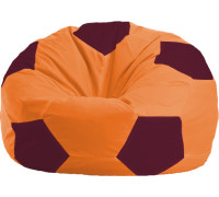 Кресло-мешок Flagman Мяч Стандарт М1.1-222 оранжевый/бордовый