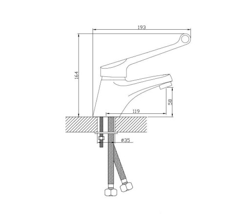 Смеситель Diadonna D80-110126