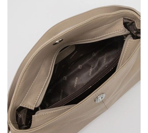 Женская сумка Poshete 845-SJ7253NOL-LCF светлый кофейный