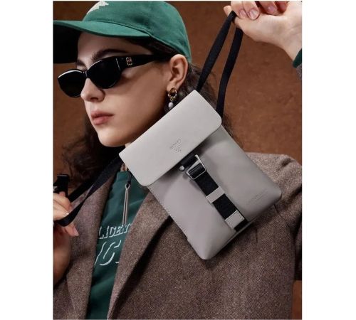 Сумка через плечо Gaston Luga Splash Mini Crossbody Bag бежевый