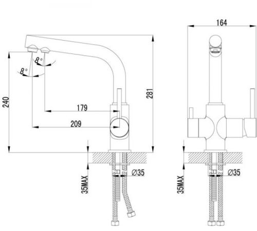 Смеситель Lemark Comfort LM3061PBG