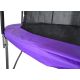 Батут GoUP Elite 12FT с сеткой и лестницей, фиолетовый