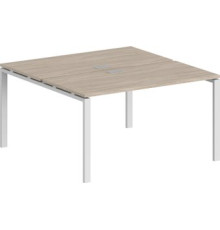 Стол Norden 140x143.8x75 SG.245.OL.63.WH белый/дуб светлый