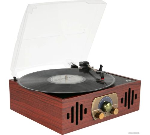 Виниловый проигрыватель Alive Audio Quattro Wood