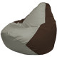Кресло-мешок Flagman Груша Мини L Г0.1-340 серый/коричневый