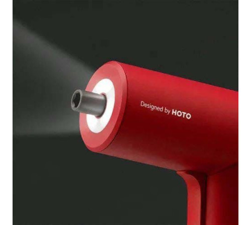 Электроотвертка HOTO Electric Screwdriver Gun QWLSD008 красный
