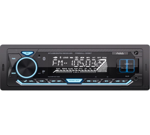 USB-магнитола Aura Fireball-305BT