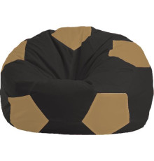 Кресло-мешок Flagman Мяч Стандарт М1.1-472 черный/бежевый