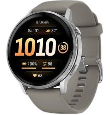 Умные часы Garmin Venu 4 45 мм серебристый/серый