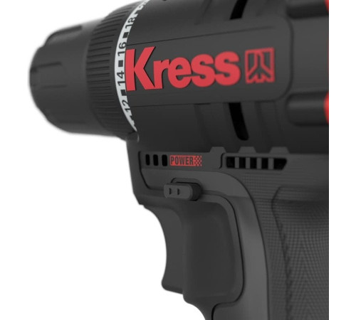 Ударная дрель-шуруповерт Kress KUC12 2 АКБ, кейс