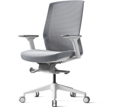 Офисное кресло Bestuhl J1 White Pl серый