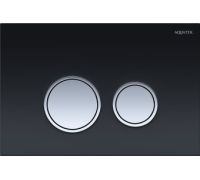 Панель смыва Aquatek KDI-0000029 черный матовый