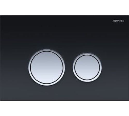 Панель смыва Aquatek KDI-0000029 черный матовый