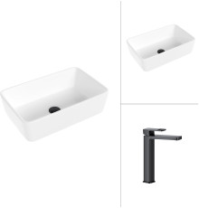 Умывальник Lauter 21674A + Cascade 21СК0655BS