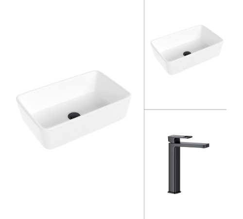 Умывальник Lauter 21674A + Cascade 21СК0655BS