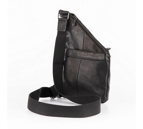 Мужская сумка Poshete 252-93012-BLK черный