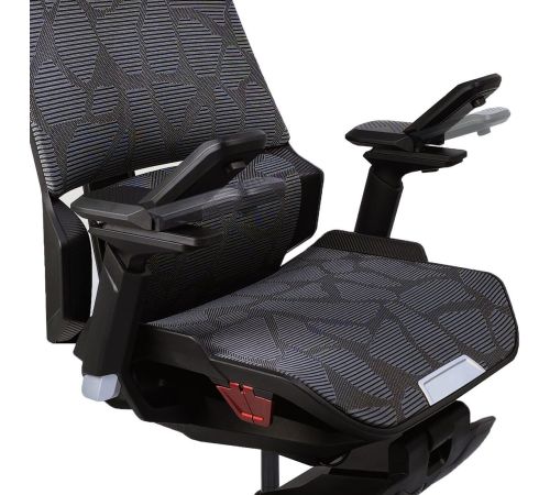 Игровое геймерское кресло ErgoSmart Bloodragon черный/золотистый