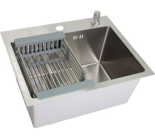 Кухонная мойка Wisent WS-35044/GER013 с сифоном, дозатором и коландером