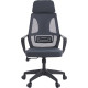 Офисное кресло CHAIRMAN CH636 ткань, черный пластик/темно-серый