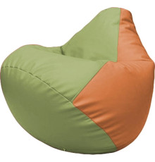 Кресло-мешок Flagman Груша Макси Г2.3-1920 оливковый/оранжевый