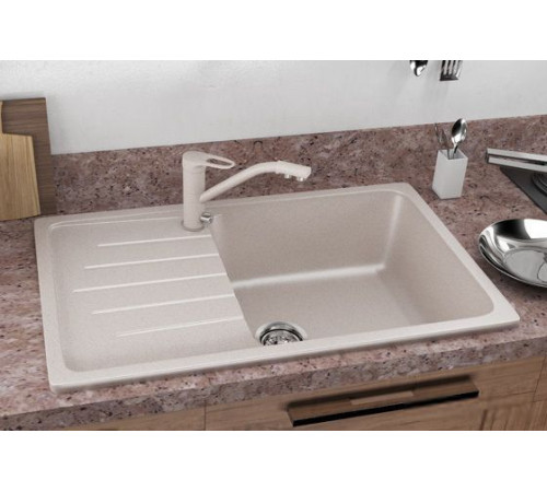 Кухонная мойка Ulgran U-400 341 ультра-белый