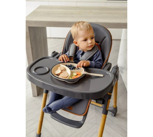 Высокий стульчик Amarobaby Elegant AB23-23EL/11 серый