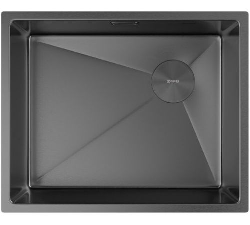 Кухонная мойка ZorG Zerox 54 U / IF Side SF PVD Gunblack
