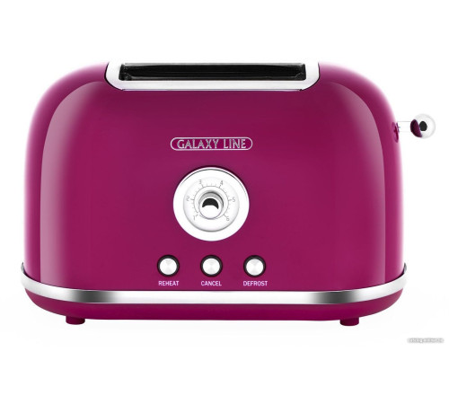 Тостер Galaxy Line GL2916 малиновый джем