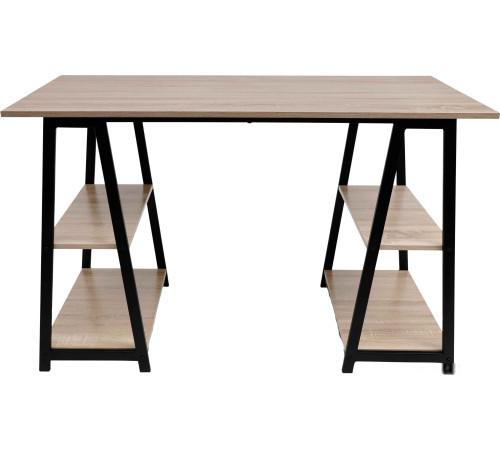 Стол AksHome Topaz 86202 светлый дуб/черный