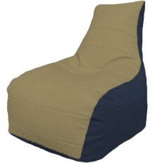 Кресло-мешок Flagman Бумеранг Б1.3-20 бежевый/синий