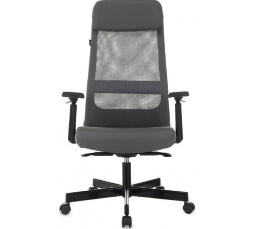 Офисное кресло Бюрократ T-995 серый TW-01, сетка/ткань