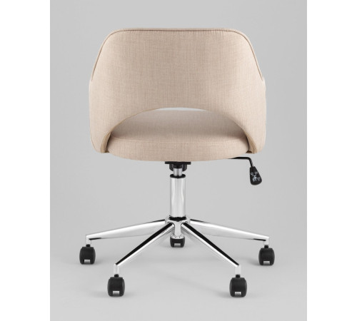 Офисное кресло Stool Group Кларк Clarkson Linen Beige рогожка, бежевый