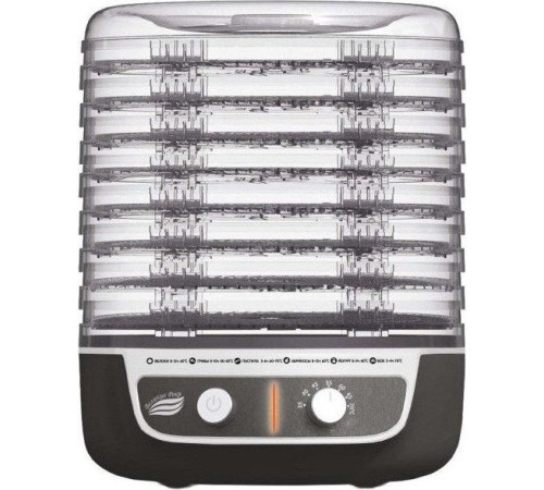 Сушилка для овощей и фруктов Великие Реки Волга-9 черный/белый