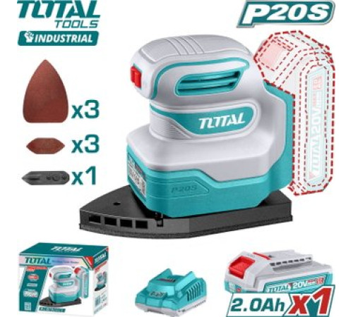 Дельташлифмашина Total TPSLI20141 с 1-им АКБ