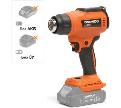 Промышленный фен Daewoo Power DAF 2021Li без АКБ