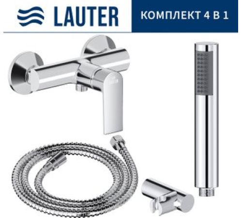 Смеситель Lauter Reef 21СК9678C + 21СКFG80101C + 21S10048 + 21CKFS90120