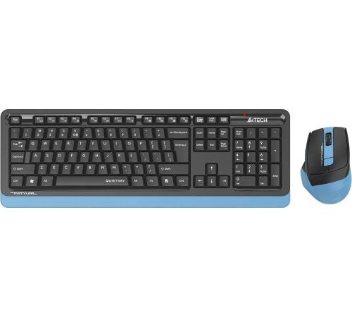 Офисный набор A4Tech Fstyler FGS1035Q черный/синий