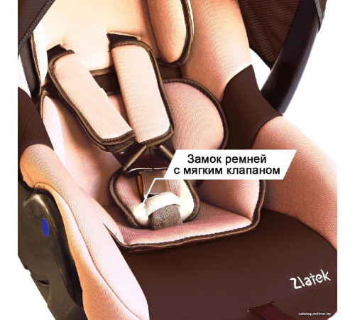 Детское автокресло Zlatek Colibri Lux коричневый