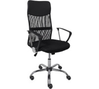 Офисное кресло AksHome Aria ткань/сетка/экокожа, черный
