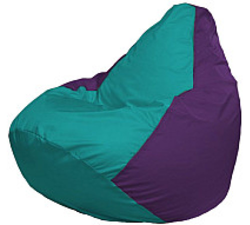 Кресло-мешок Flagman Груша Супер Мега 4XL Г5.1-285 бирюзовый/фиолетовый