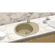 Кухонная мойка Berge BR-6201 песочный матовый