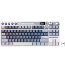 Клавиатура Royal Kludge M87 RGB Ocean Blue RK Cream
