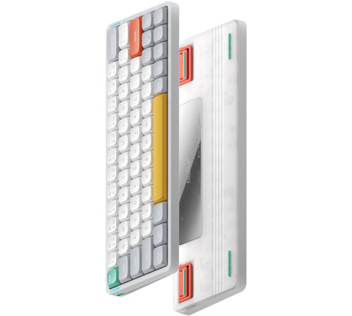 Клавиатура NuPhy Air60 V2 Ionic White NuPhy Low Profile Aloe, нет кириллицы